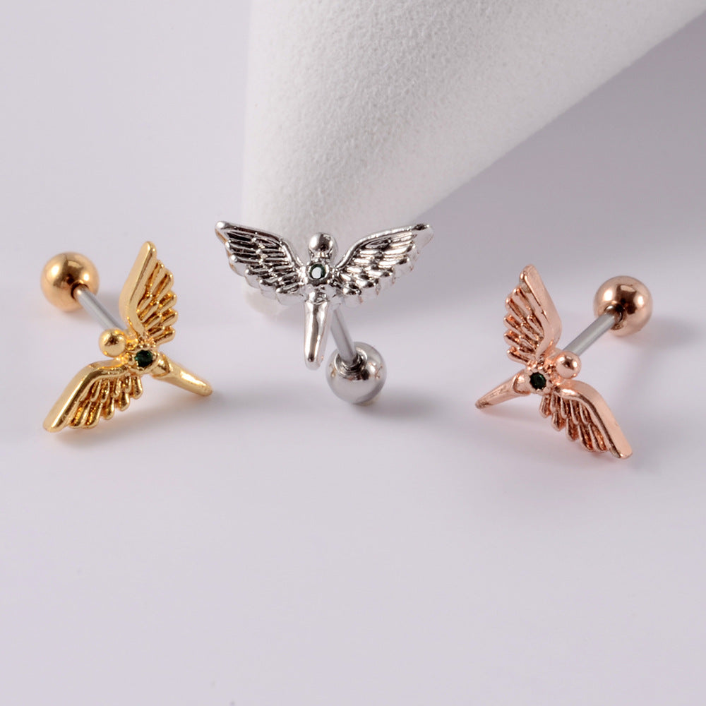 20G Cartilage Swallow Barbell Stud Piercing - Surgical Steel Body Jewelry for Tragus, Helix & Daith | Hypoallergenic, Comfort Fit for Everyday Wear & Special Occasions