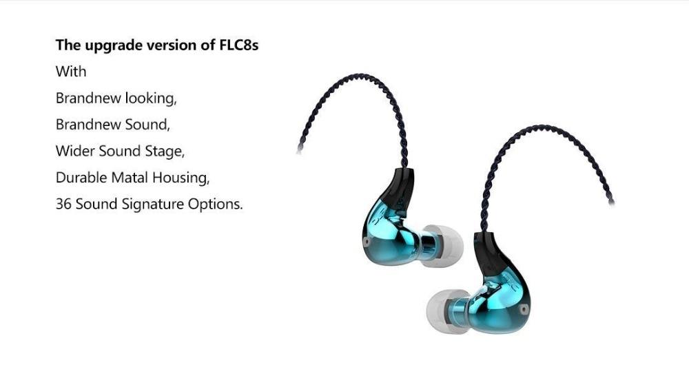FORREST FLC8N Hybrid Dual Balanced Armature Dynamic In-Ear Headphones with High Resolution Sound - Perfect for Audiophiles, Musicians & Travelers