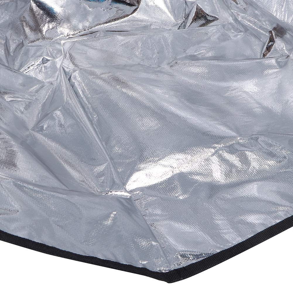 Waterproof Insulated Air Fryer Cover with Pocket & Handle - Dust Protection for Electric Pressure Cooker, Rice Cooker & Steamer - 38 x 38.7 cm (Grey) - Perfect for Kitchen Storage & Appliance Protection