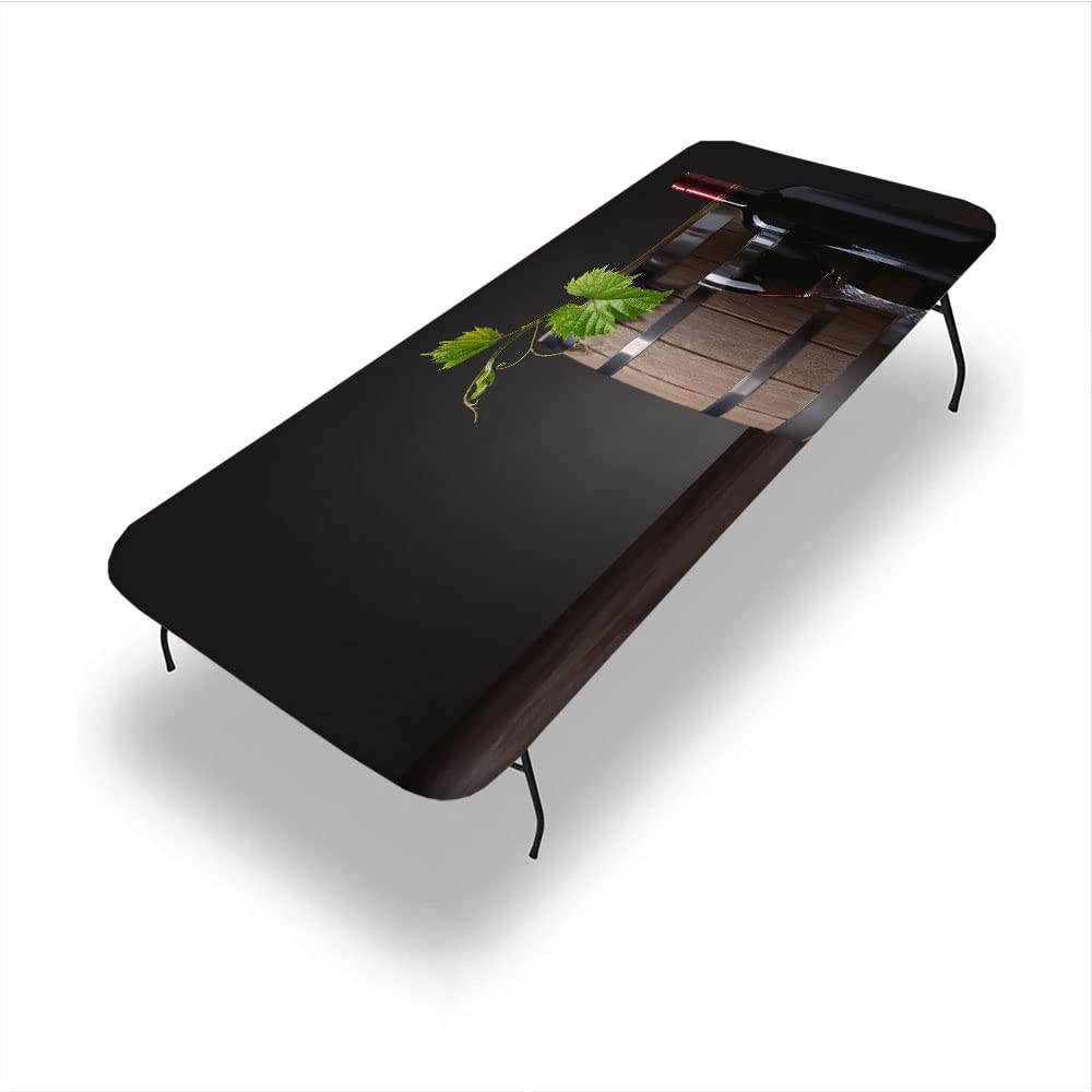 Waterproof & Wipeable Elastic Edge Fitted Tablecloth - 30