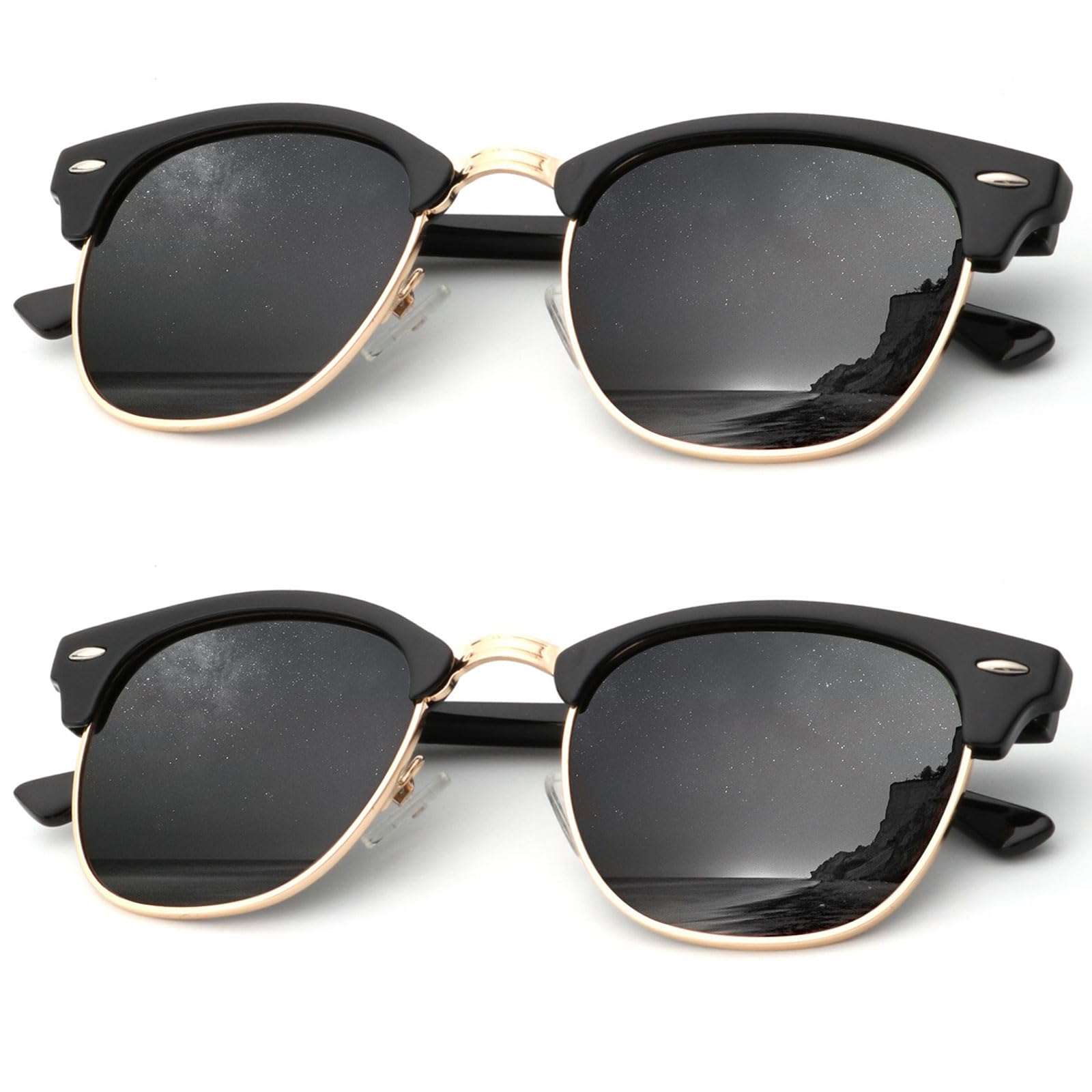 Polarized Sunglasses for Men & Women - UV Protection Unisex Driving Shades - Perfect for Outdoor Sports, Beach, and Road Trips