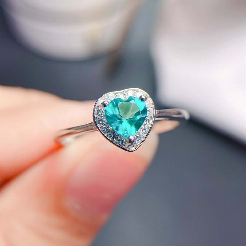 November Birthstone Ring - Green Topaz Jewelry for Women | Elegant Sterling Silver Ring for Birthdays, Anniversaries & Special Occasions | Perfect Gift for November Born