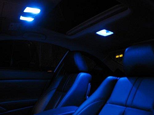 2-Pack Blue 6 SMD LED Bulbs for Car Interior Dome Lights - 1.25