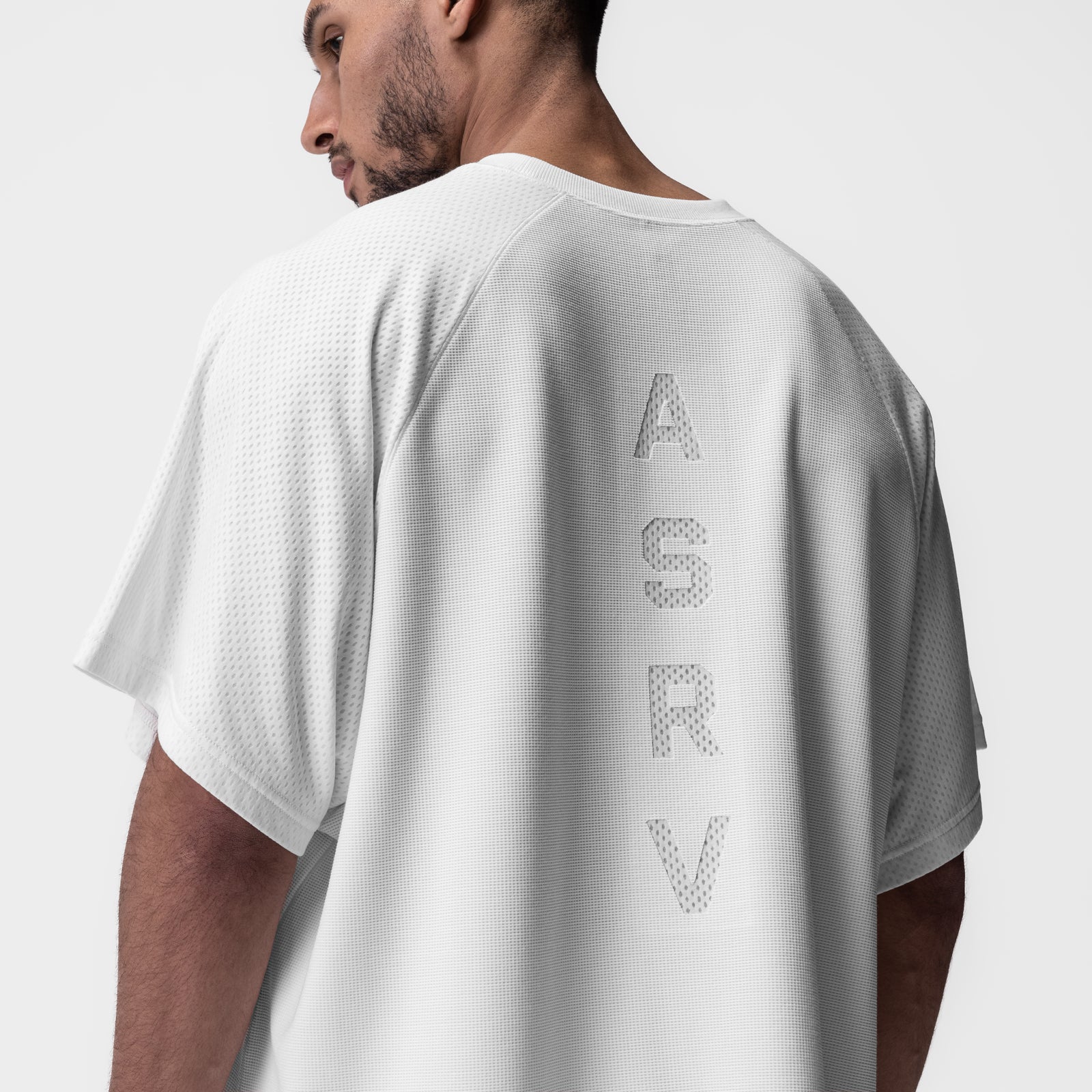 Waffle Knit Oversized T-Shirt for Women - Soft & Comfortable White Tee - Perfect for Casual Wear, Loungewear & Layering