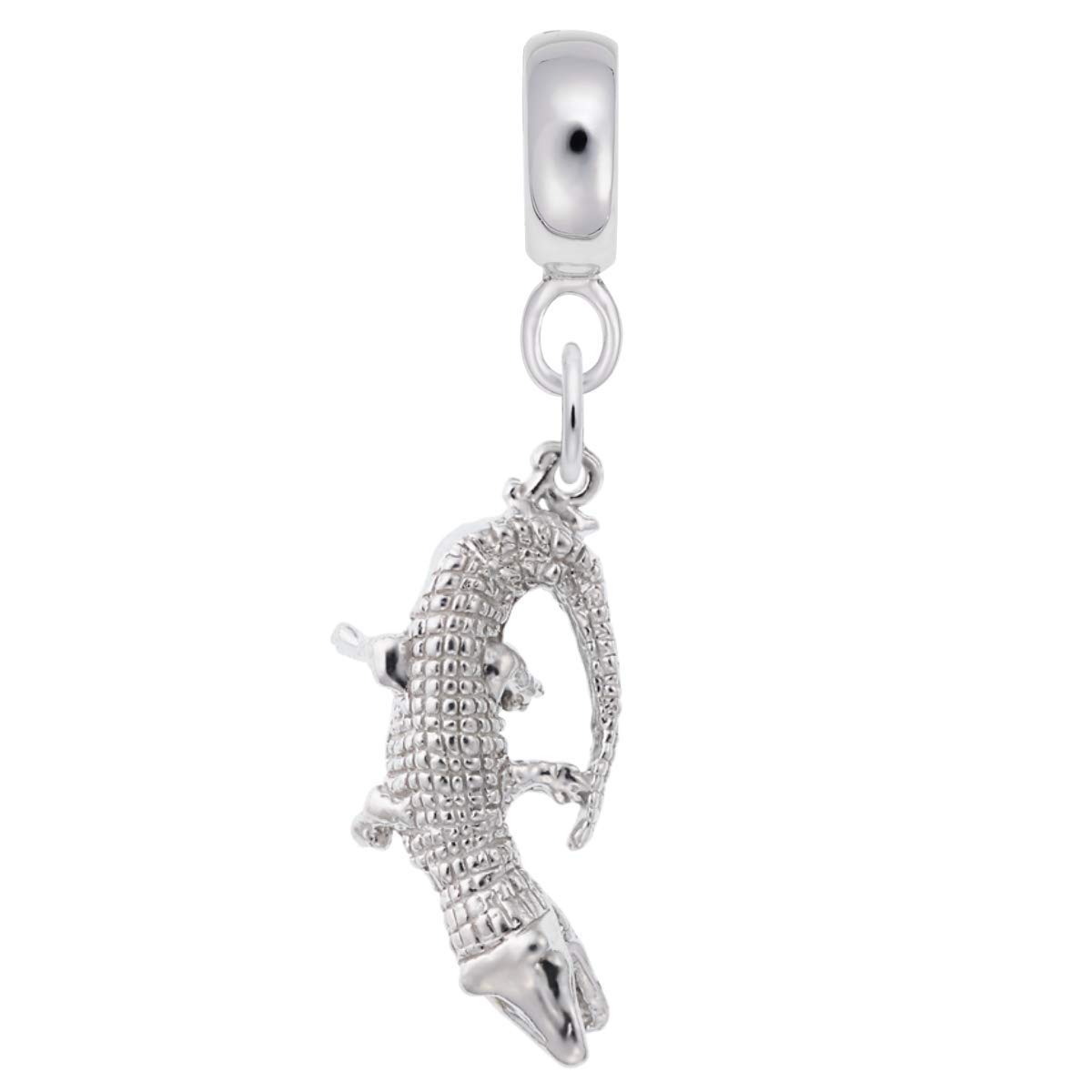 Alligator Charm Dangle Beads for Jewelry Making - DIY Bracelets & Necklaces - Perfect for Crafting, Gifts, and Fashion Accessories