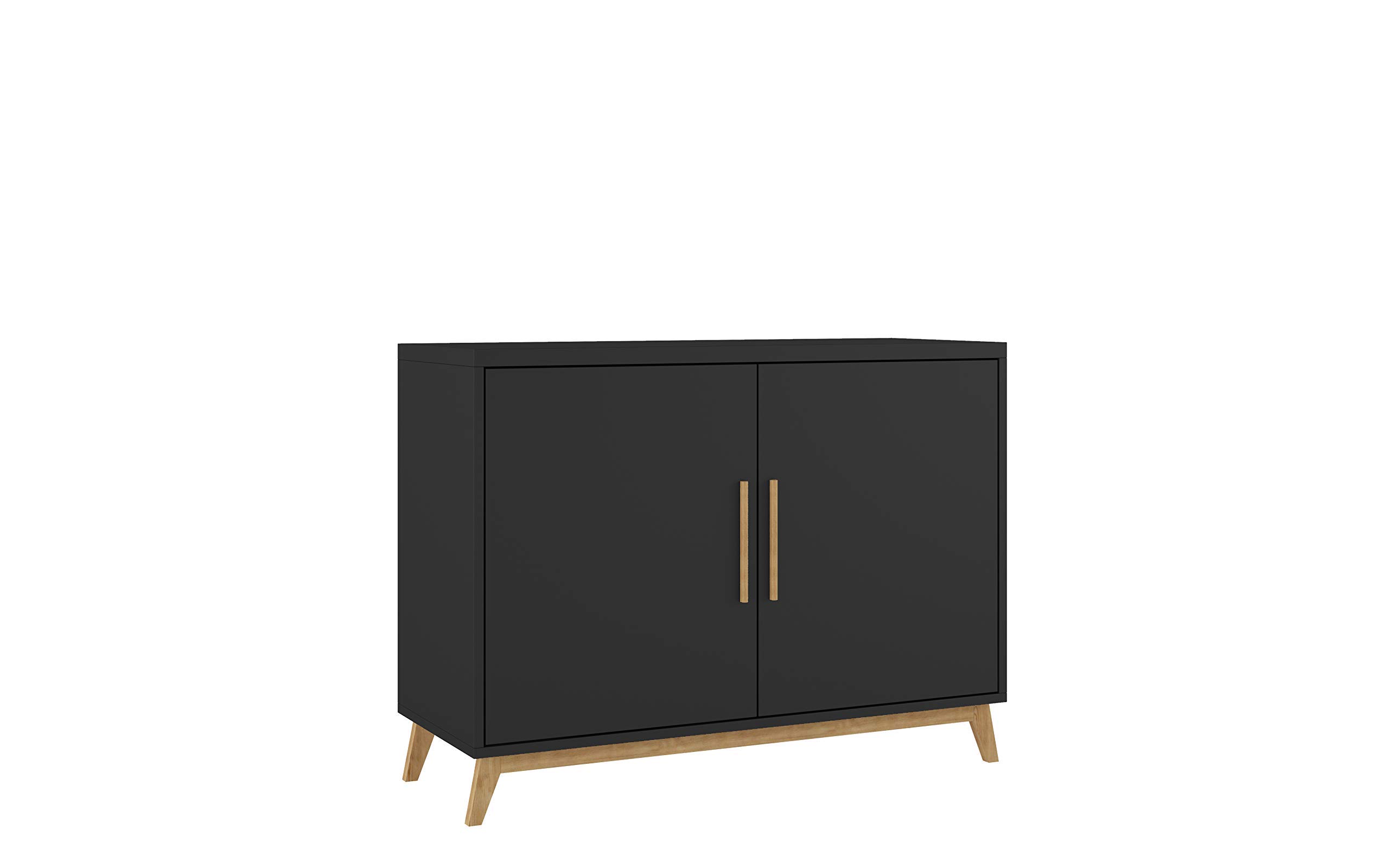 HOMMY 2-Door Floor Buffer Sideboard Storage Cabinet - Modern Console Table & Cupboard Chest for Hallway, Living Room, Kitchen - Perfect for Home Organization & Dining Room Storage