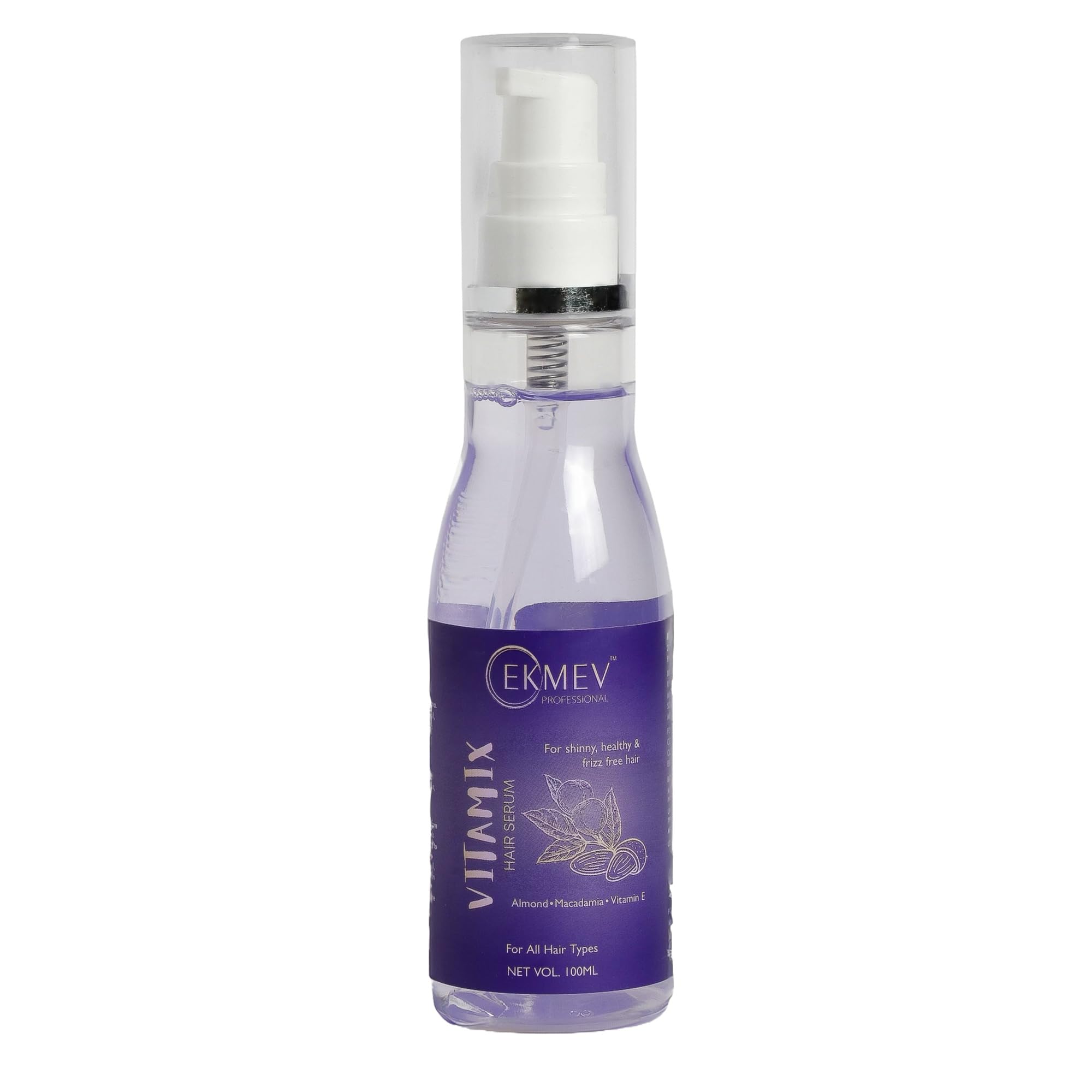 Ekmev Vitamix Nourishing Hair Serum for Dry, Frizzy Hair - 100ml Hair Oil Treatment with Protection & Shine | Perfect for Damaged Hair Repair & Daily Styling