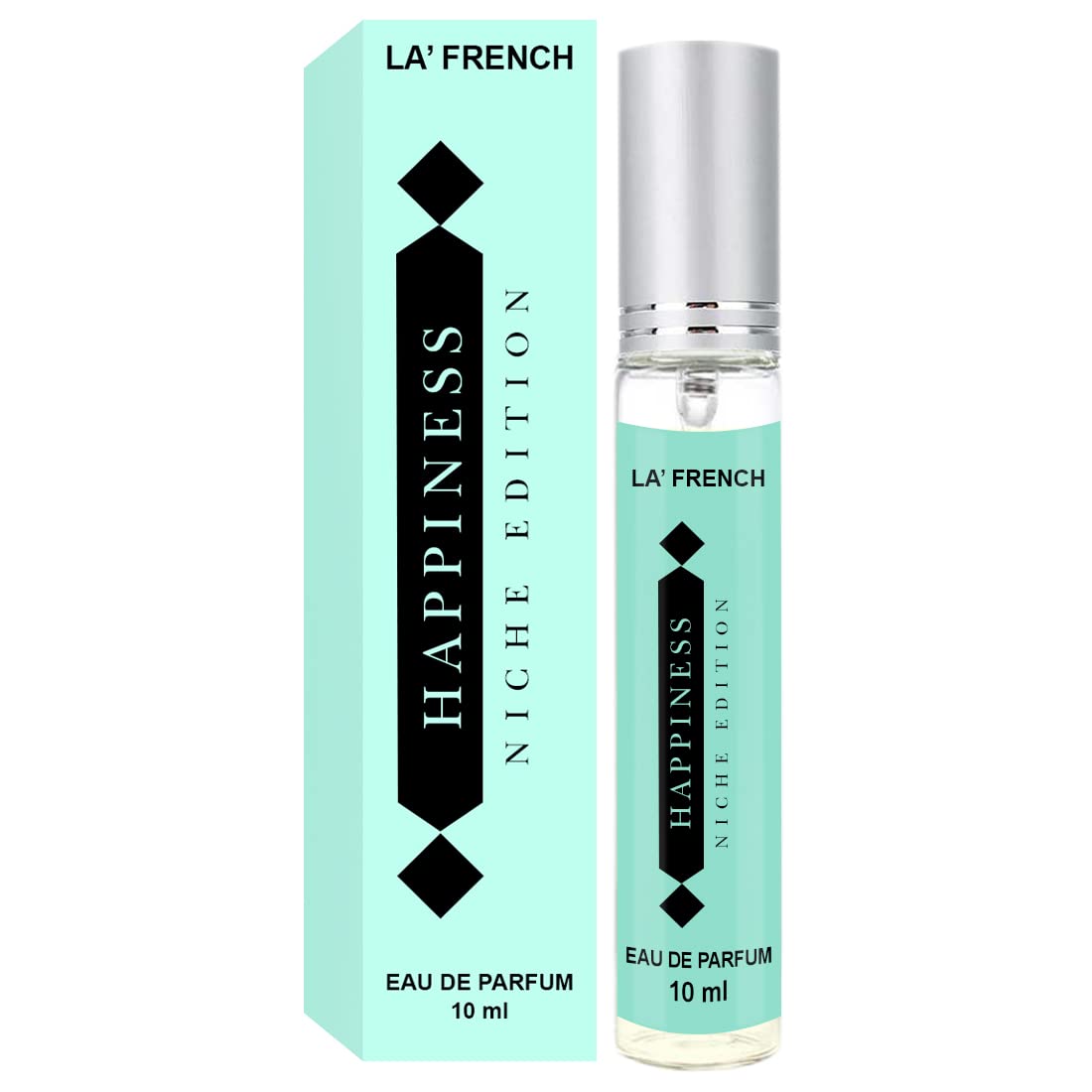 Premium Luxury Long-Lasting Eau De Parfum for Men & Women - Fresh Fragrance Travel Size (10ml) | Perfect for Daily Wear, Office & Romantic Dates | La French Happiness Perfume
