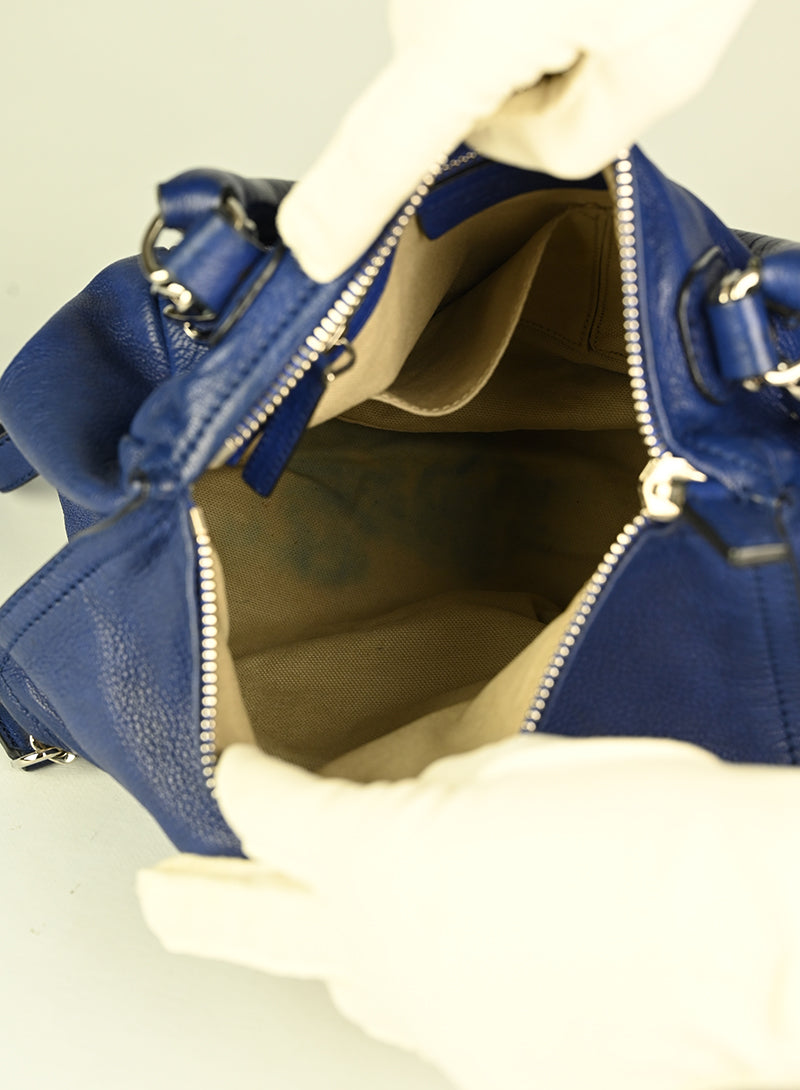 Givenchy Pandora Leather Handbag in Blue - Luxury Crossbody Bag for Women, Perfect for Work, Travel & Evening Events