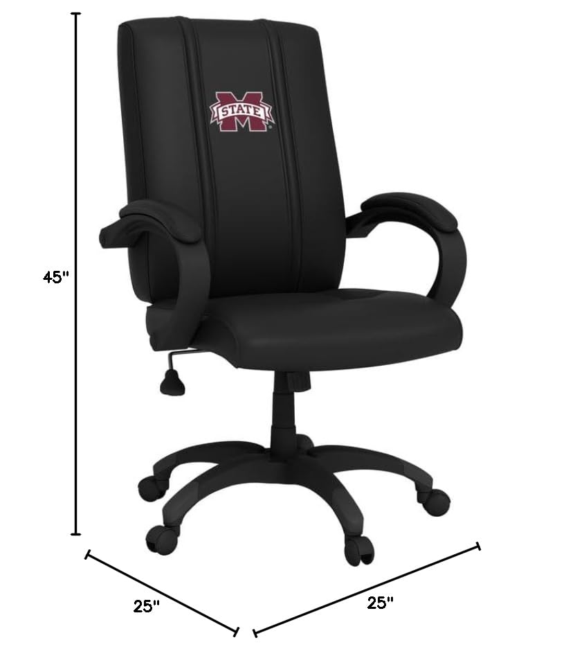 Mississippi State Bulldogs Office Chair with Logo - Ergonomic Adjustable Desk Chair for Home & Office - Perfect for Fans, Students & Professionals