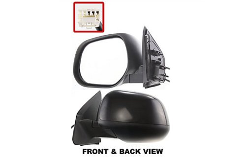 Mitsubishi Outlander Replacement Power Side Mirrors - Driver & Passenger Side Non-Heated Mirrors for Enhanced Visibility and Safety While Driving