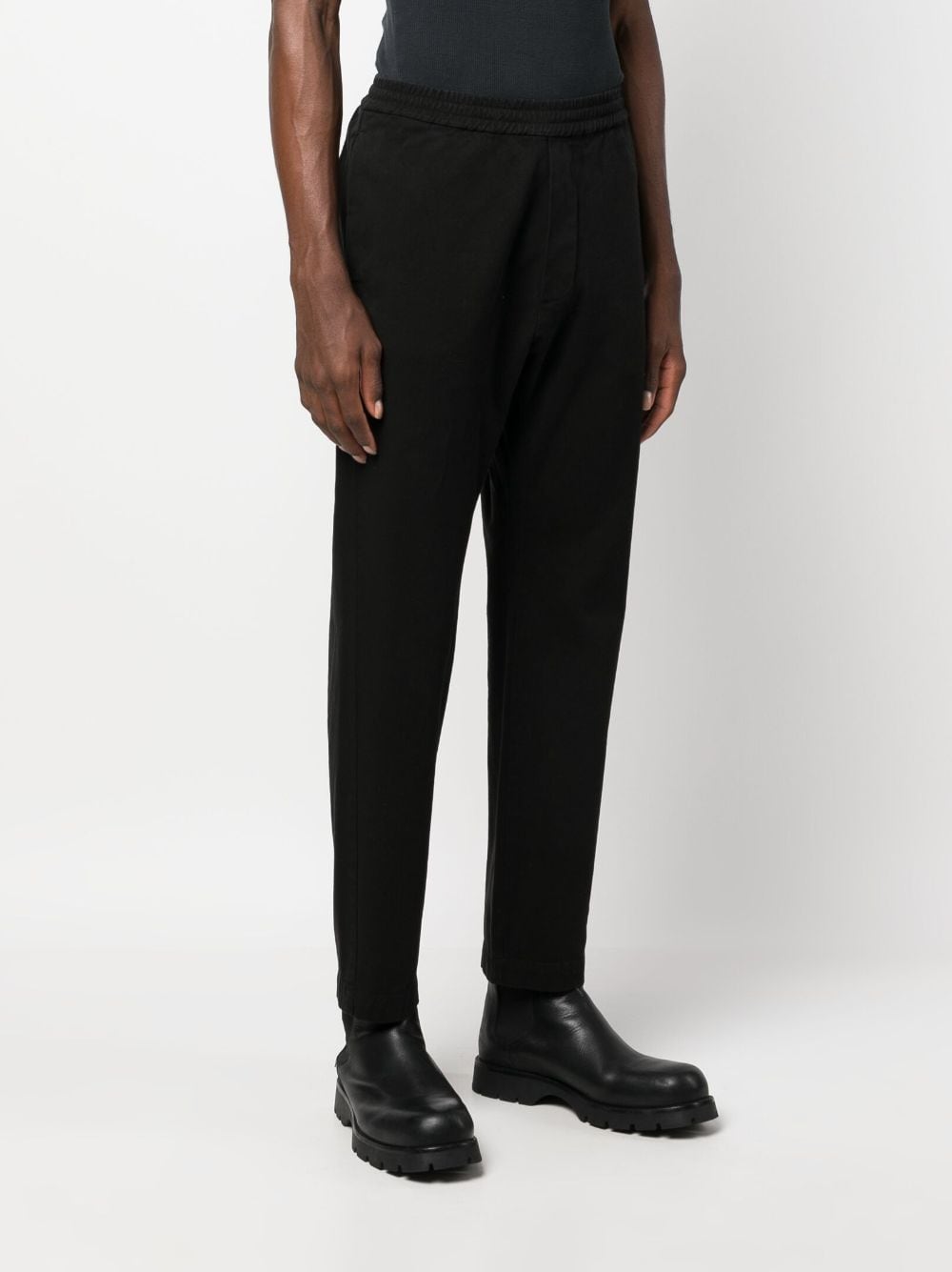 Barena Black Trousers for Men - Slim Fit Dress Pants for Business, Office & Formal Occasions