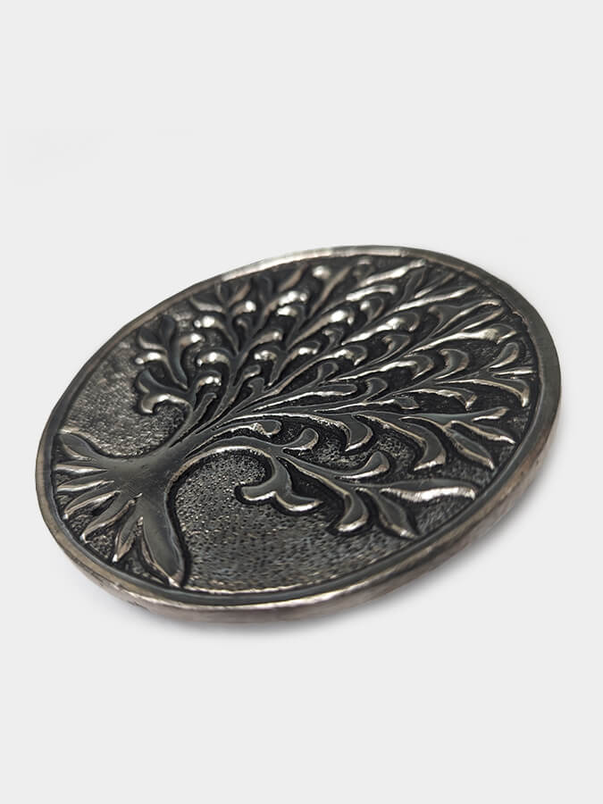 Namaste Tree of Life Aluminum Incense Holder - Spiritual Aromatherapy Accessory for Meditation, Yoga & Home Decor