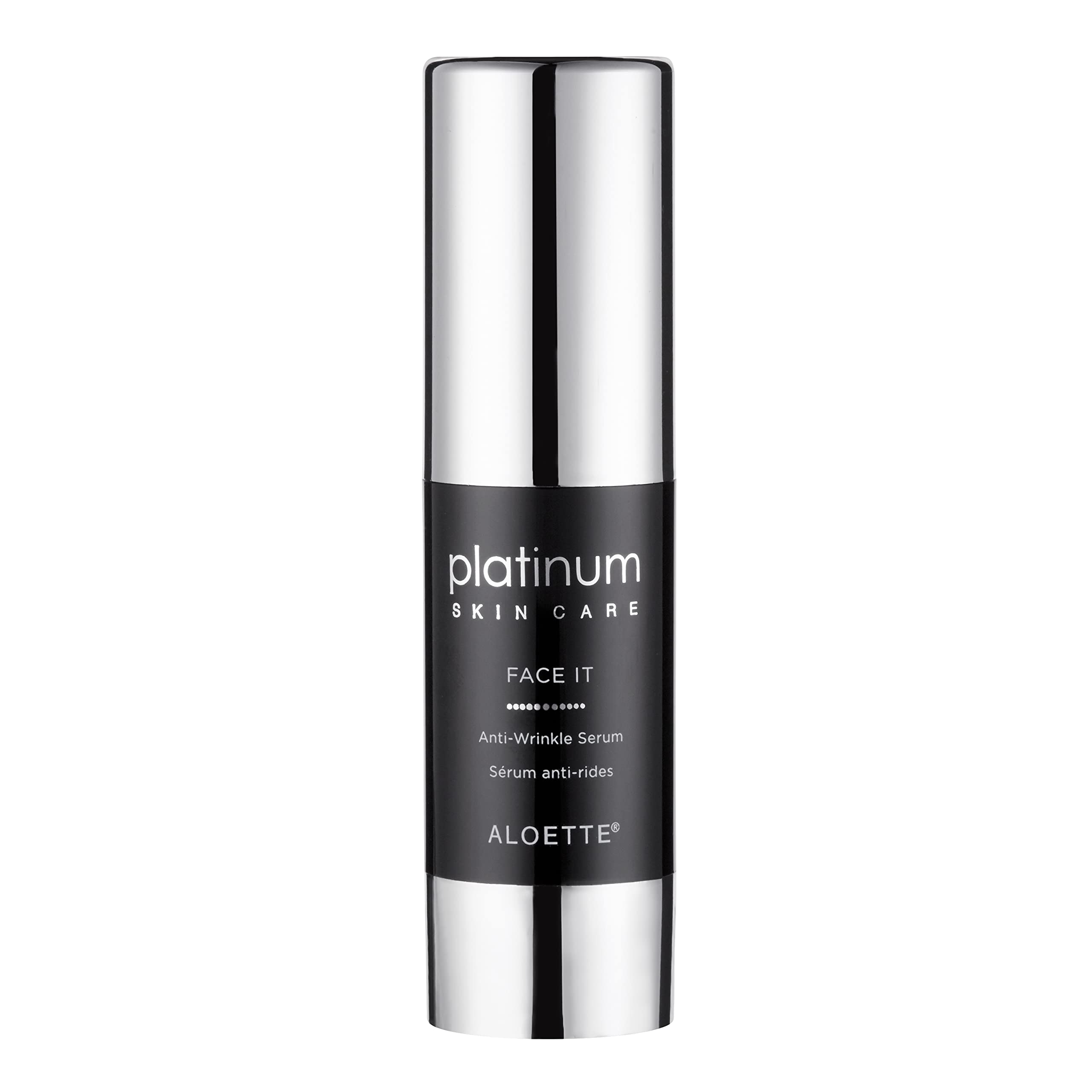 ALOETTE FACE IT Anti-Wrinkle Serum for Women - Hydrating & Firming Facial Treatment - Reduce Fine Lines & Wrinkles - Day & Night Use for Youthful Skin