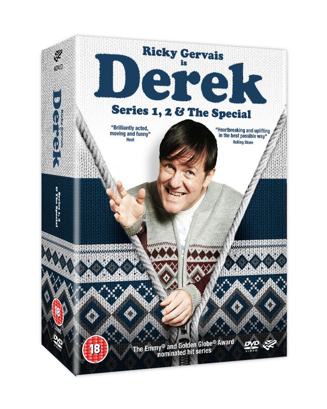 Derek - Complete Box Set DVD Collection | All Seasons & Episodes | British Comedy Series | Perfect for TV Show Lovers & Derek Fans | Great for Movie Nights & Gifts