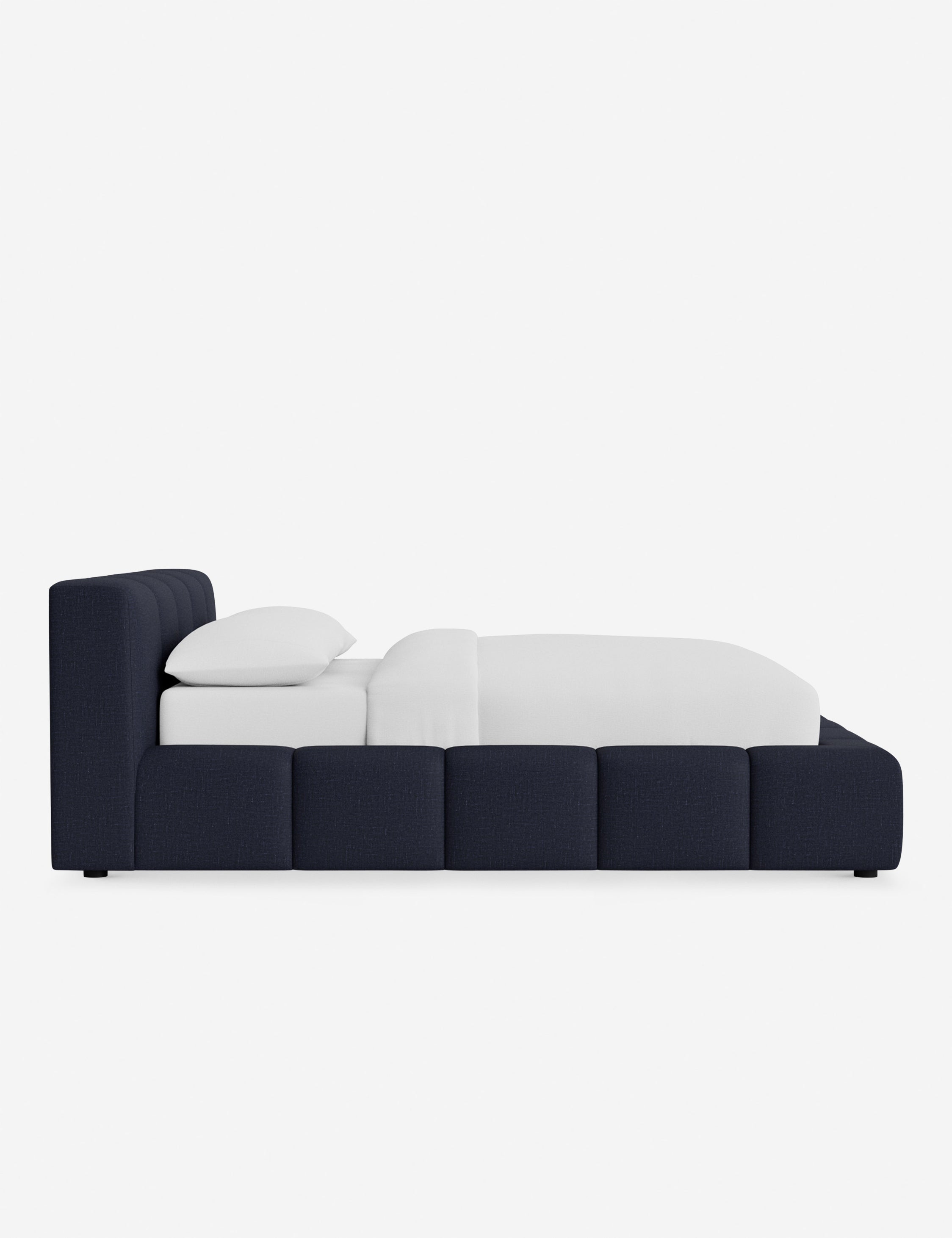 Cambry Platform Bed Frame - Modern Minimalist Wooden Bed with Headboard - Perfect for Bedroom, Guest Room & Small Spaces