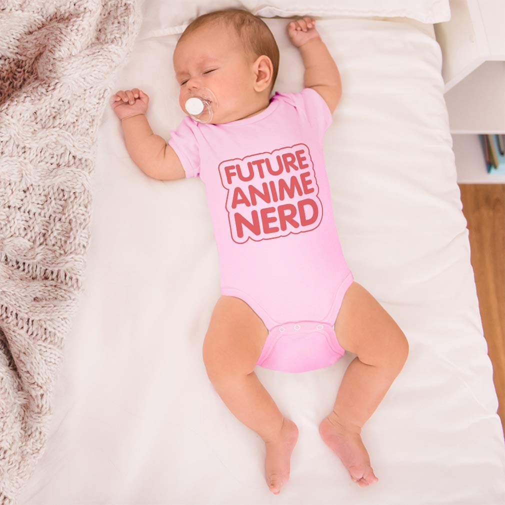 Funny Future Anime Nerd Baby Bodysuit - Cute Cotton Purple Design for Newborn Boys & Girls | Perfect for Comic Con, Cosplay & Geek Parenting Moments