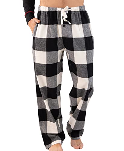 White Buffalo Check Mens Pajama Pants