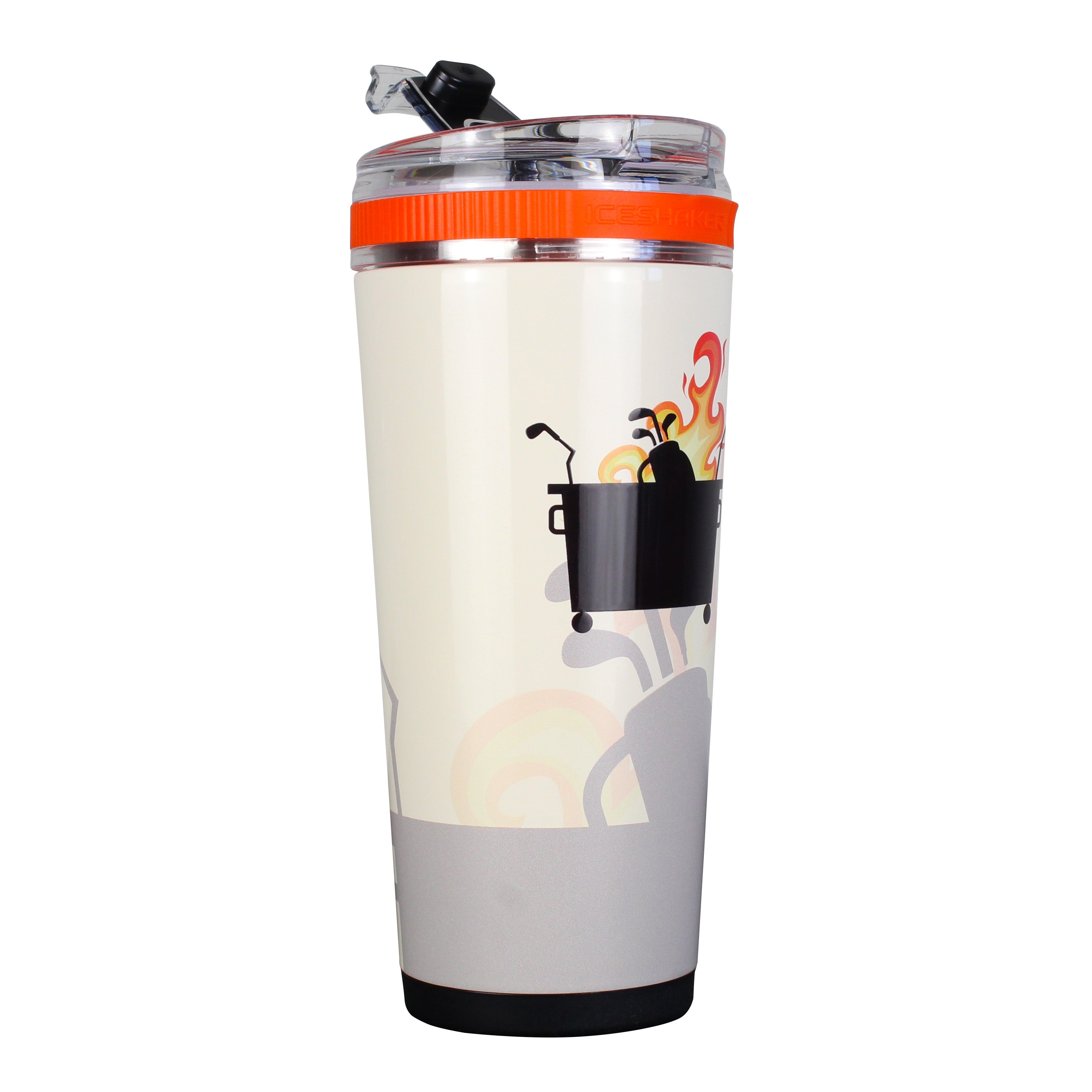 26oz Flex Bottle - Leak-Proof & Durable Water Bottle for Gym, Hiking & Outdoor Activities | Dumpster Fire Design - Perfect for Workouts, Camping & Everyday Use