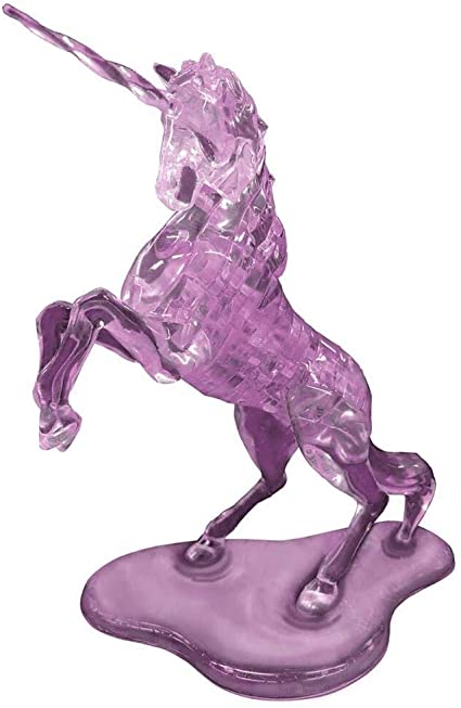 Premium 3D Crystal Puzzle - Unicorn Puzzle for Adults & Teens | Challenging Brain Teaser & Stress Relief | Perfect for Gifts, Home Decor & Relaxation