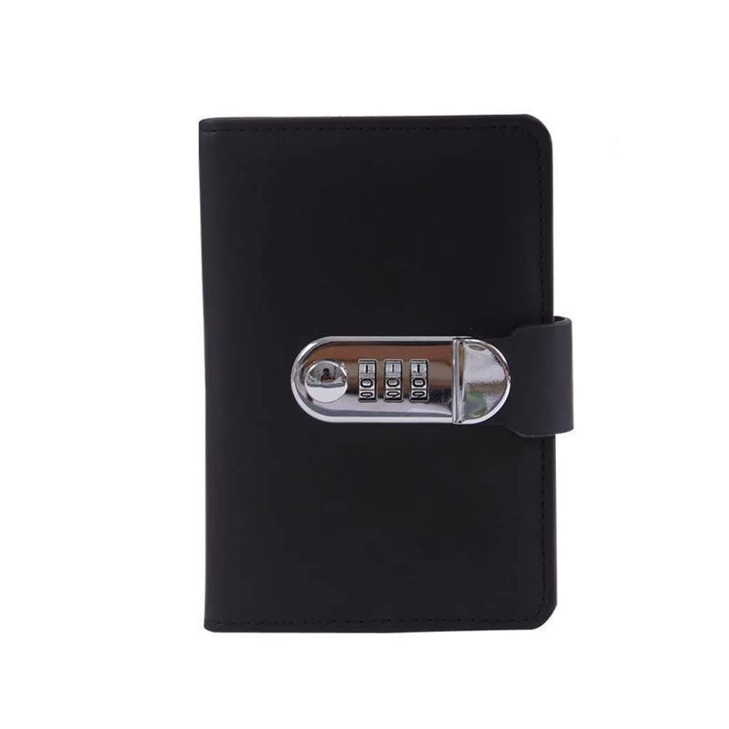 SHYPYG A6 Portable Lockable Password Diary - Creative Multifunctional Notepad with Lock, Sketchbook, Journal for Writing & Drawing (D Color, A6 Size 105x160mm) - Perfect for Travel, School, Office & Personal Note Taking