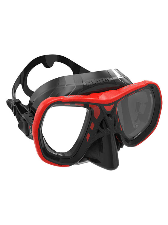 Mares Spyder Scuba Diving Mask - Premium Snorkeling & Freediving Gear for Clear Underwater Vision - Perfect for Ocean Adventures, Pool Training, and Marine Exploration