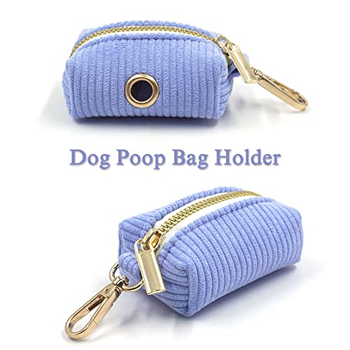 Custom Personalized Dog Collars with Name Engraved Gold Buckle - Striped Velvet Pet Collar for Small Medium Large Dogs | Matching Leash, Bow Tie & Harness Set | Perfect for Daily Walks, Training & Gifts