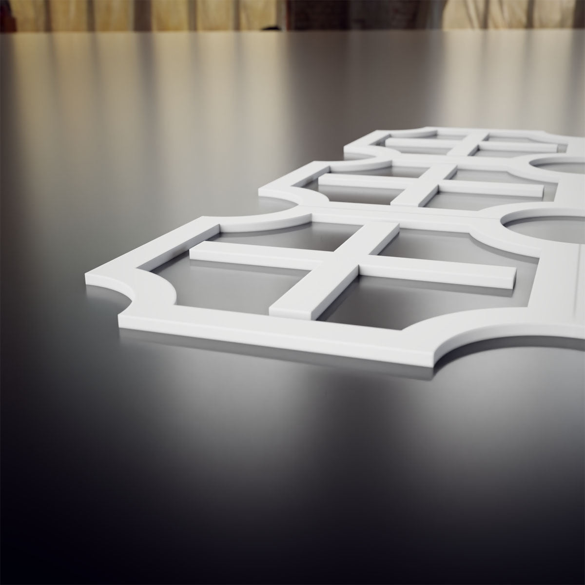 Parker Decorative Fretwork Wall Panels - Elegant Laser-Cut Wooden Room Dividers & Home Decor for Living Room, Bedroom, Office