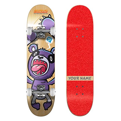 Red Grip Tape / White Wheels