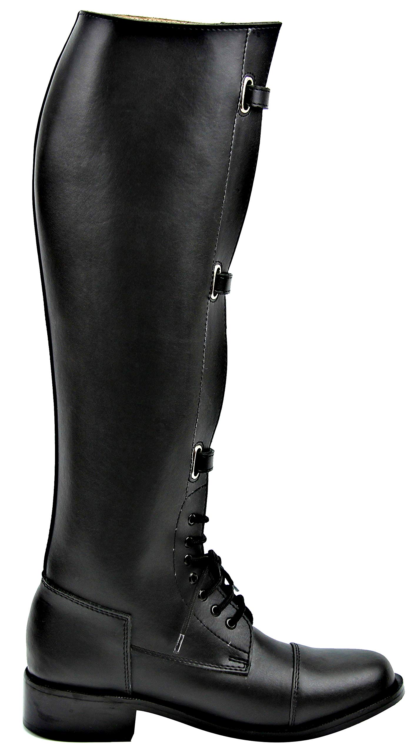Men's Stallion Field Horse Riding Boots - Stylish Equestrian Boots for Men, Black - Perfect for Horseback Riding, Ranch Work & Outdoor Adventures