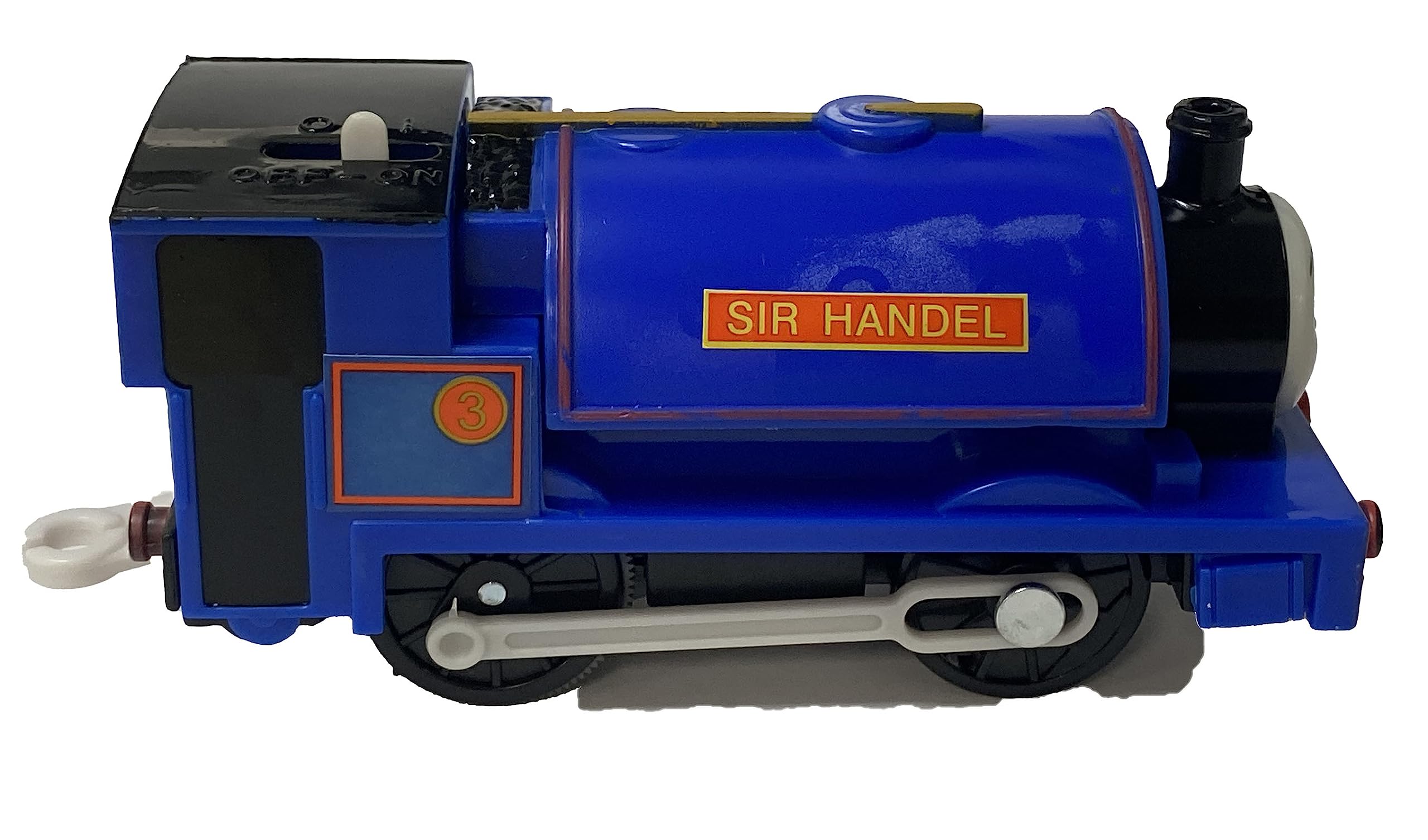 Battery-Powered Motorized Green Henry Train Engine Toy Set for Kids Ages 3-8 - STEM Learning Toy for Boys & Girls with SIR Handel - Perfect for Birthday Gifts, Playroom Decor & Early Childhood Development