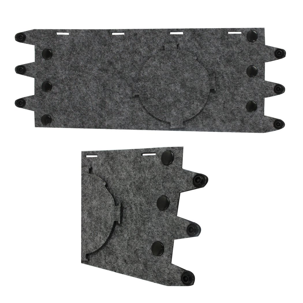 Creative Felt Round Pen Holder - Dark Grey Desk Organizer for Office & Home | Perfect for Pencils, Pens & Stationery Storage