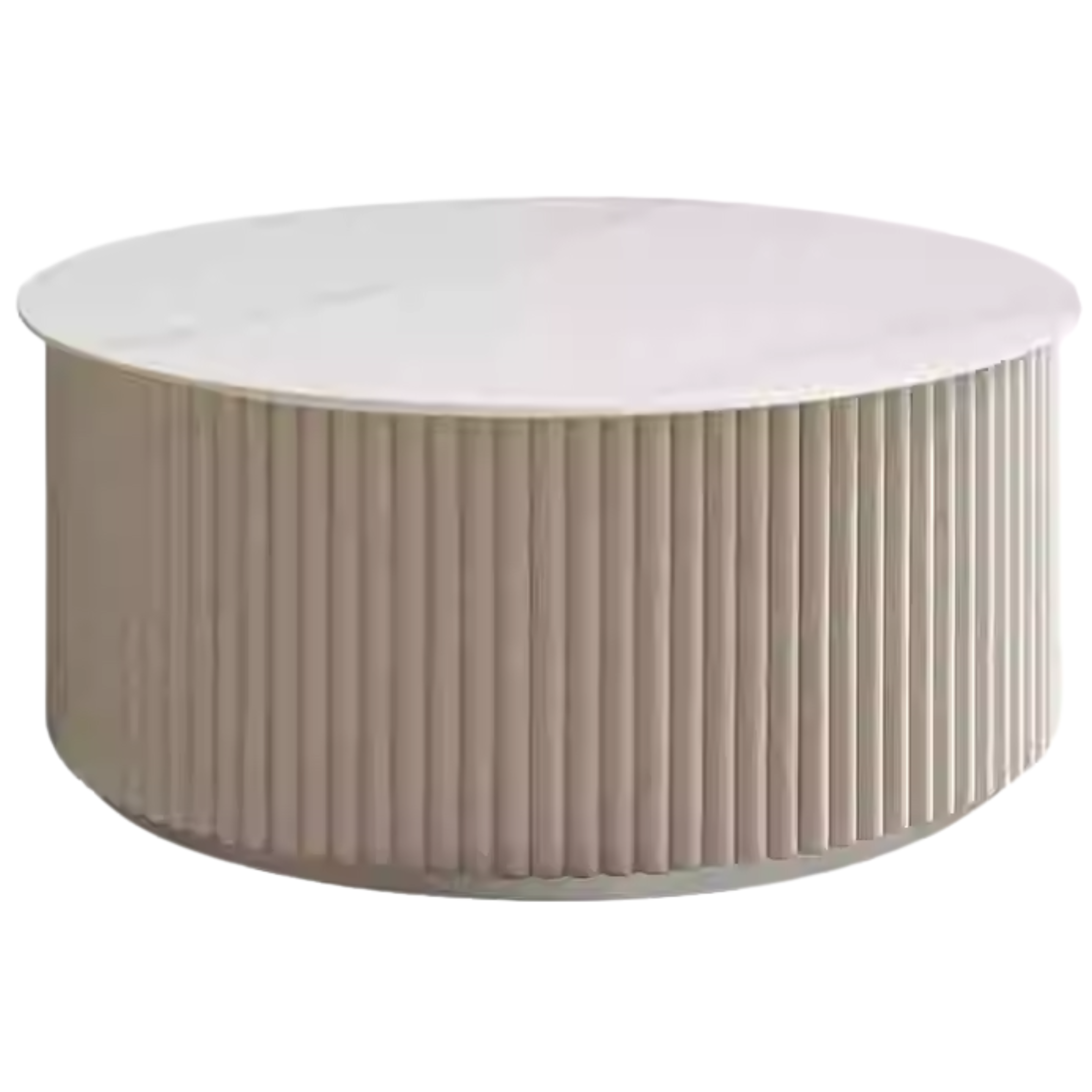 27.5x27.5x12.6 inch / 70x70x32 cm / White Color / Large rock slab coffee table