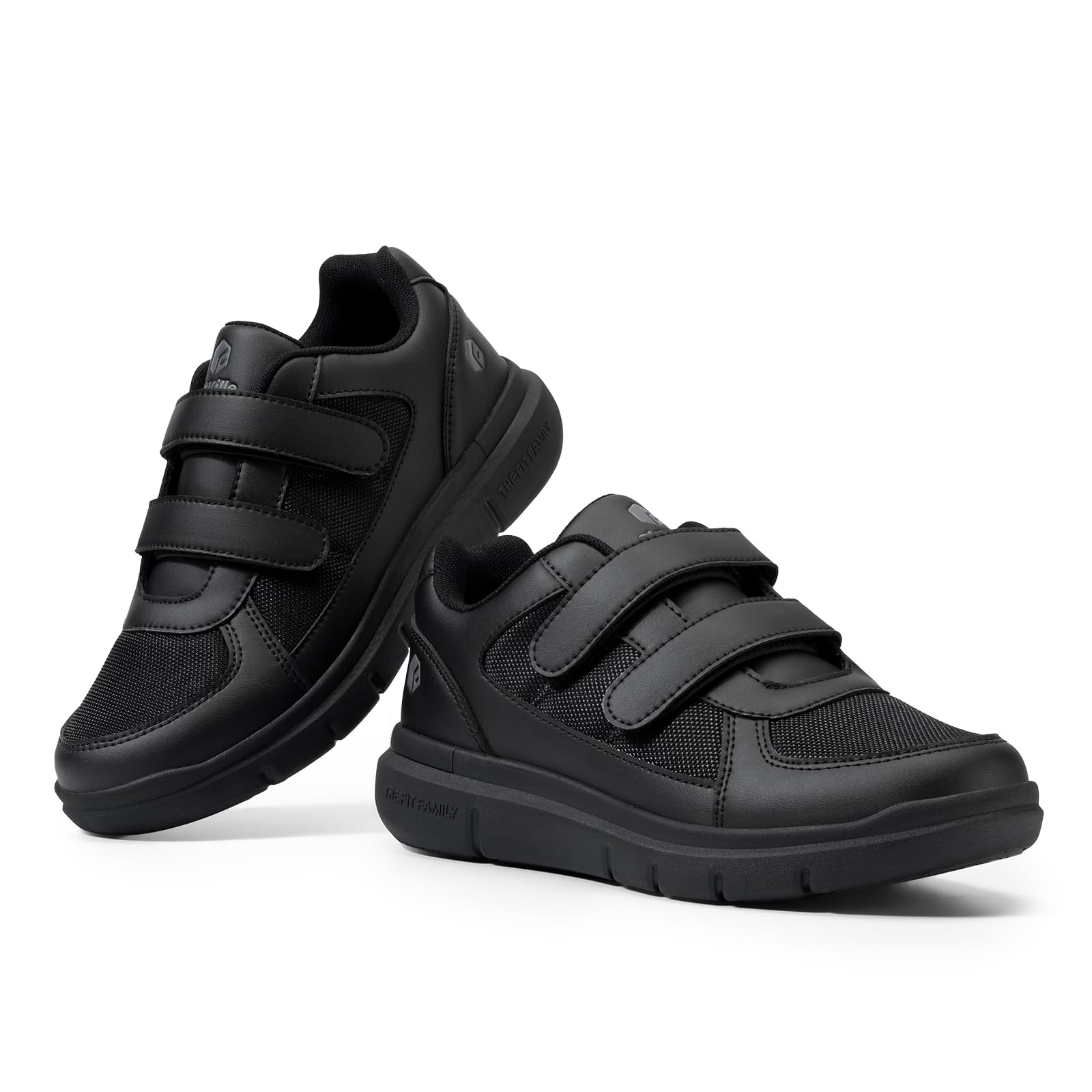 FitVille Diabetic Shoes for Men - Extra Wide Width Orthopedic Walking Shoes for Neuropathy & Swollen Feet - Pain Relief Comfort Shoes with Adjustable Closure - Ideal for Daily Wear, Walking & Standing Long Hours