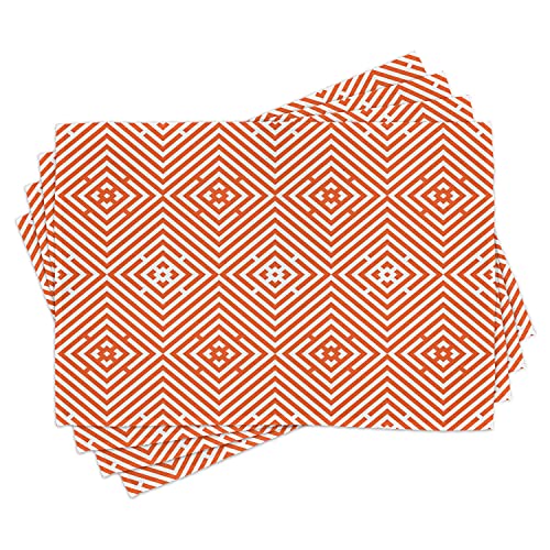 Burnt Orange and White