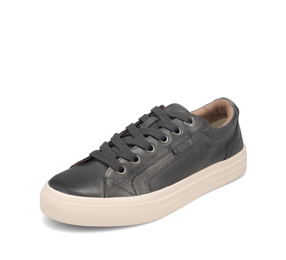 Taos Plim Soul Lux Women's Sneakers - Premium Soft Leather Lace-Up Walking Shoes with Arch Support & All-Day Comfort | Perfect for Work, Travel & Casual Outfits