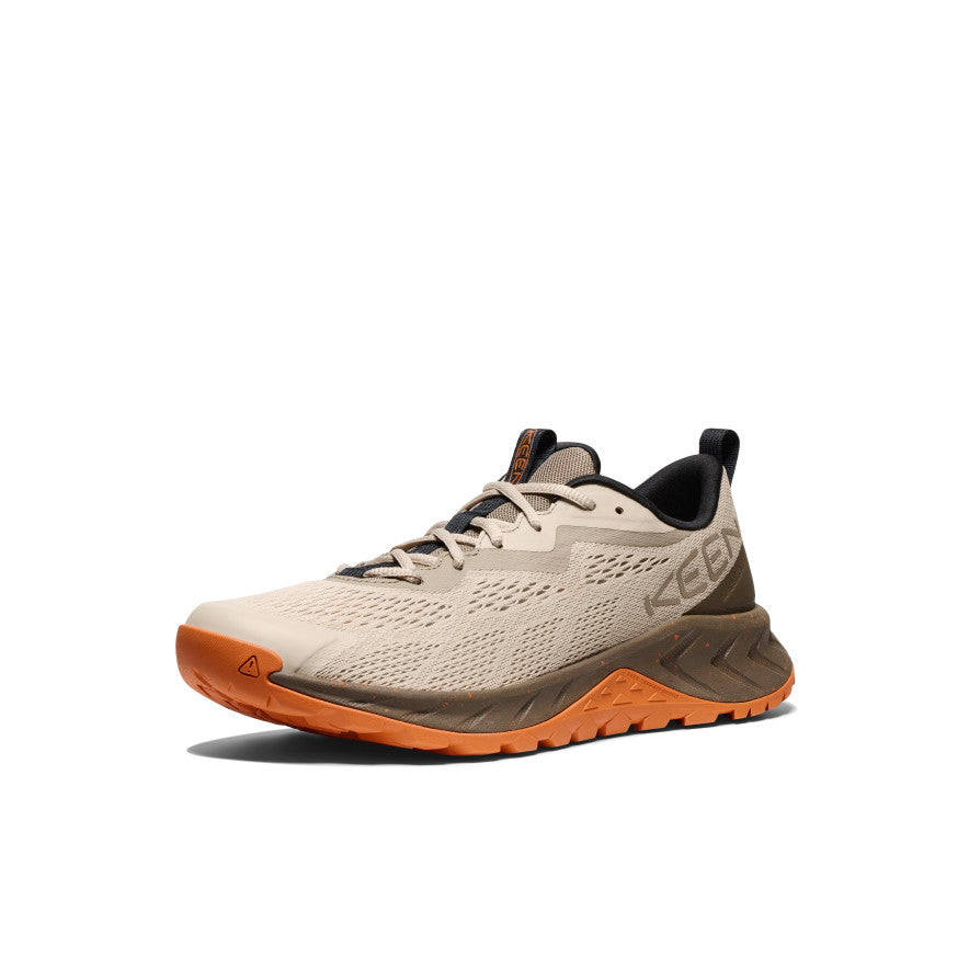 Versacore Men's Speed Running Shoes - Lightweight & Breathable Plaza Taupe/Gold Flame for Jogging, Gym & Outdoor Workouts