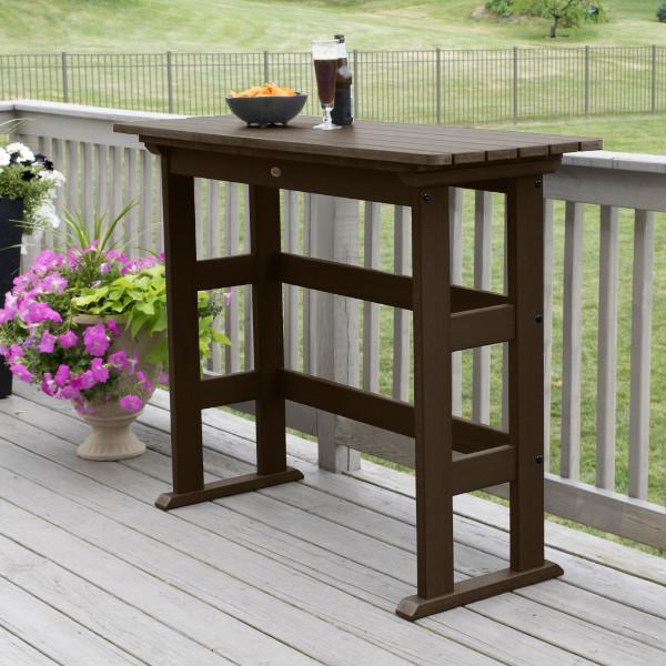 Lehigh Bar Height Balcony Table - Outdoor Bistro Table for Small Spaces, Patio, Deck & Balcony - Perfect for Coffee, Drinks & Dining Al Fresco