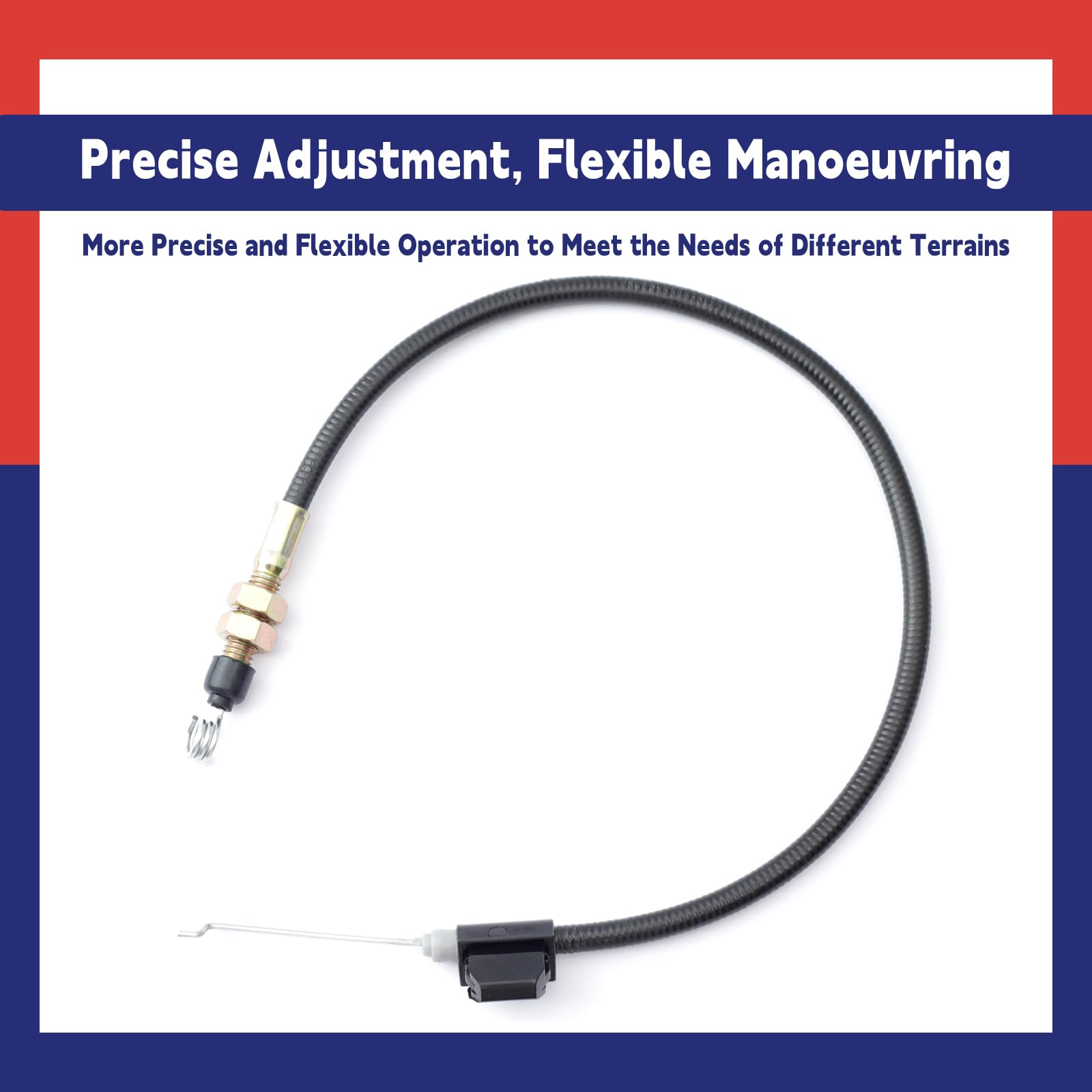Bad Boy Magnum MZ Lawn Mower Brake Cable Replacement 064-8057-17 (Fits 2017-2024 Models) - Durable OEM Compatible Part for Smooth Mowing Performance