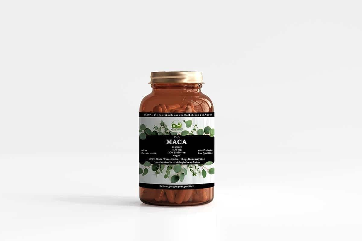 Organic Maca Root Powder 500mg - 300 Vegan Capsules, Non-GMO, Gluten-Free for Energy & Vitality - Boost Stamina, Hormone Balance & Libido - Perfect for Athletes, Fitness & Wellness Enthusiasts
