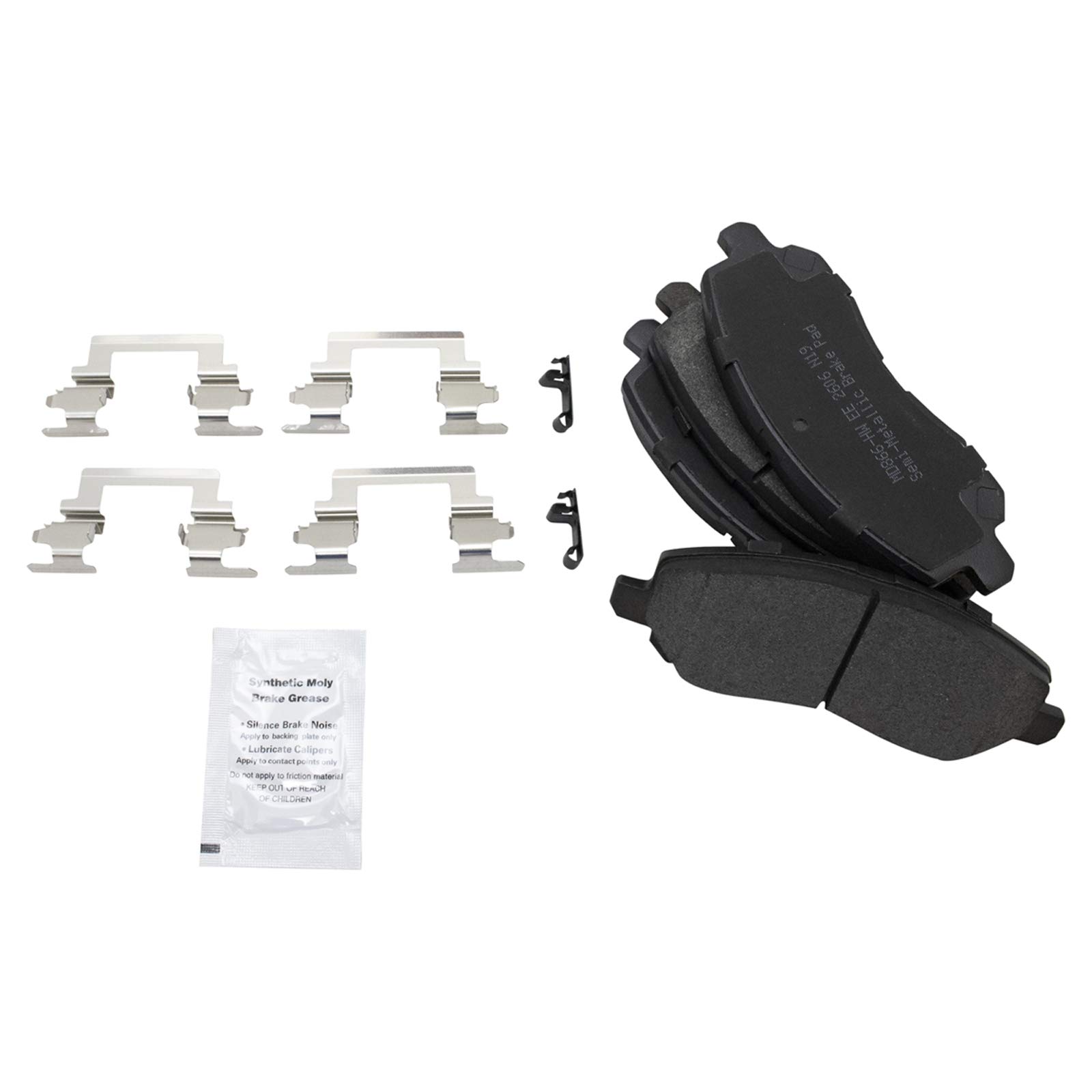 TRQ High-Performance Front Brake Kit - Semi-Metallic Vented Brake Pads & G-Coated Rotors for 2007-2012 Dodge Caliber | Improved Stopping Power for City Driving & Highway Commutes