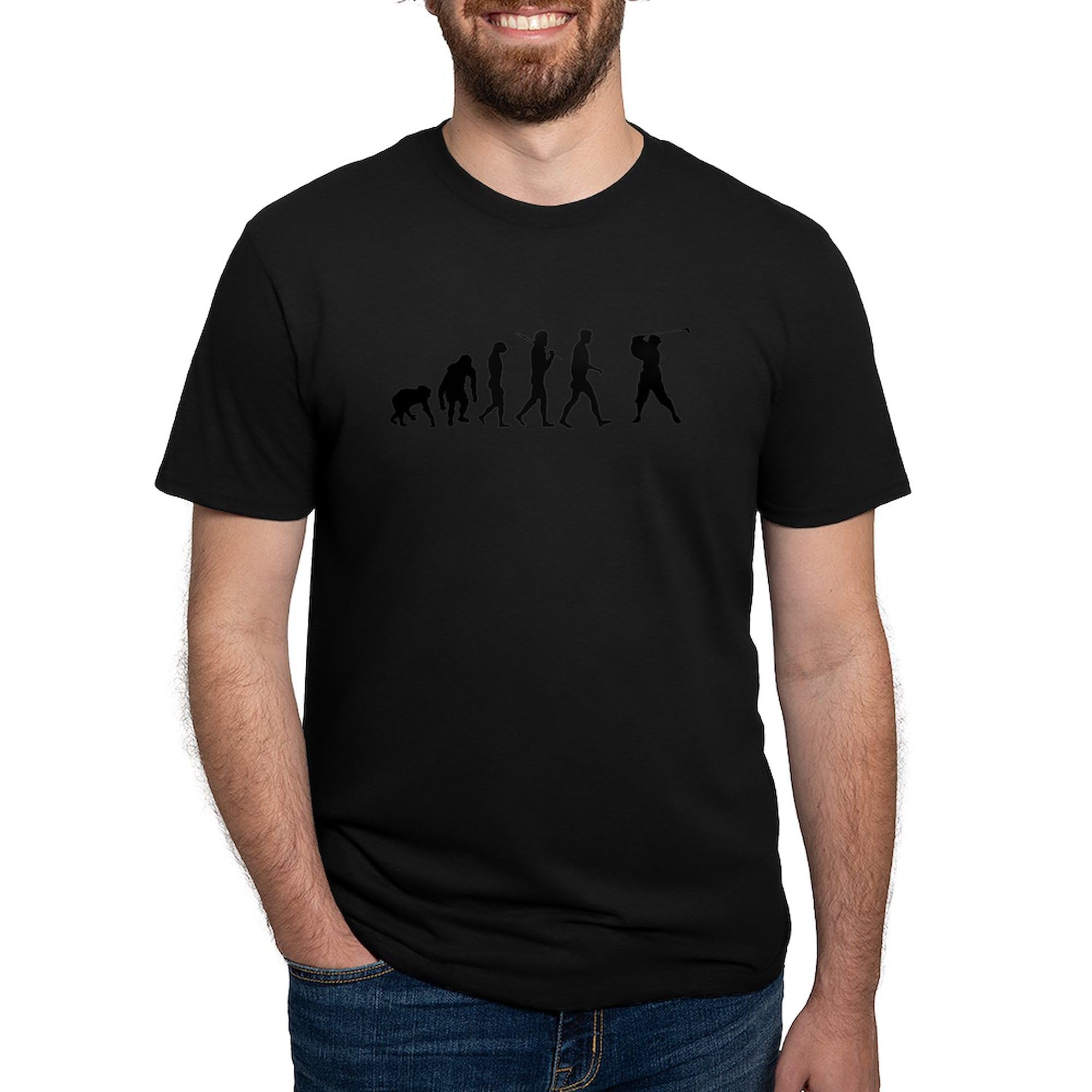 Golf Evolution Men's Tri-Blend T-Shirt - Premium Comfort Tee for Golfers | Perfect for Golf Outings, Casual Wear & Sports Events
