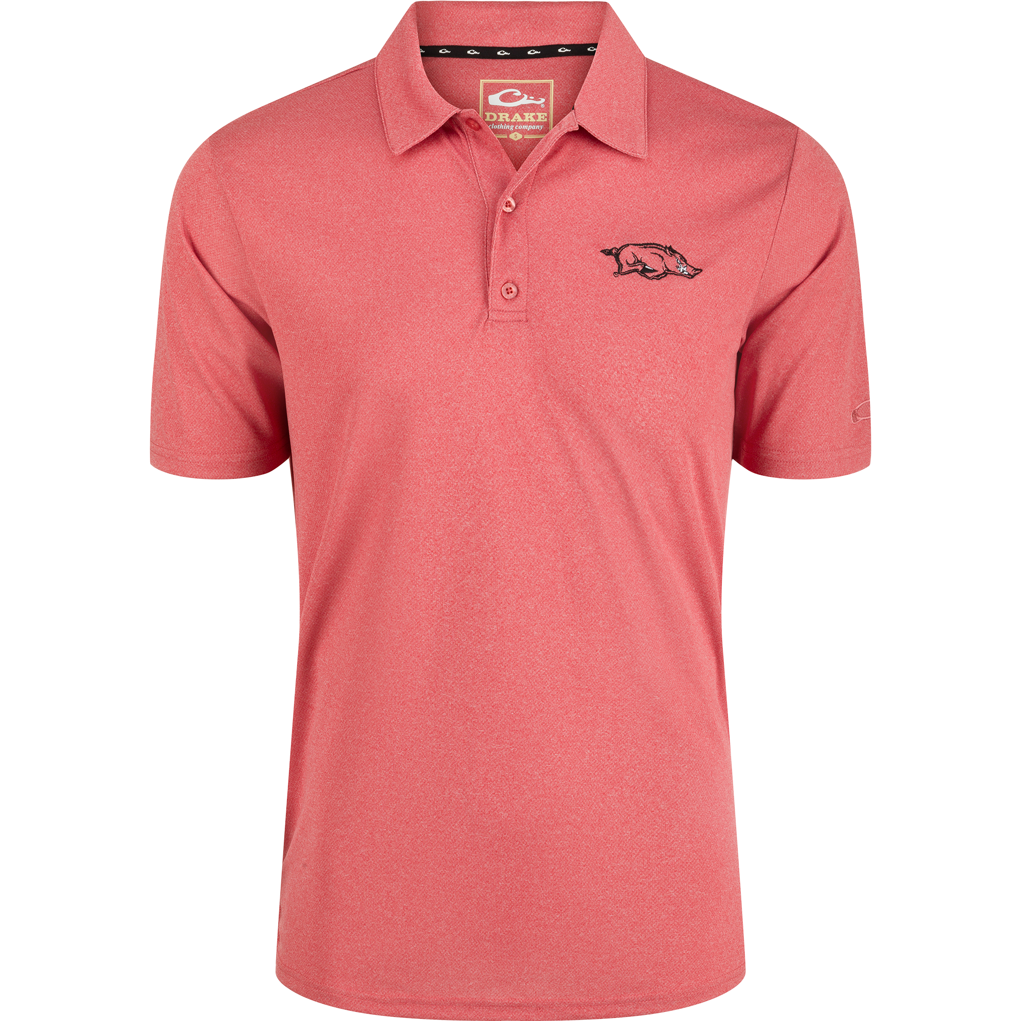 Vintage Heather Polo Shirt for Men - Arkansas Style Casual Wear - Perfect for Outdoor Activities, Golf & Everyday Comfort
