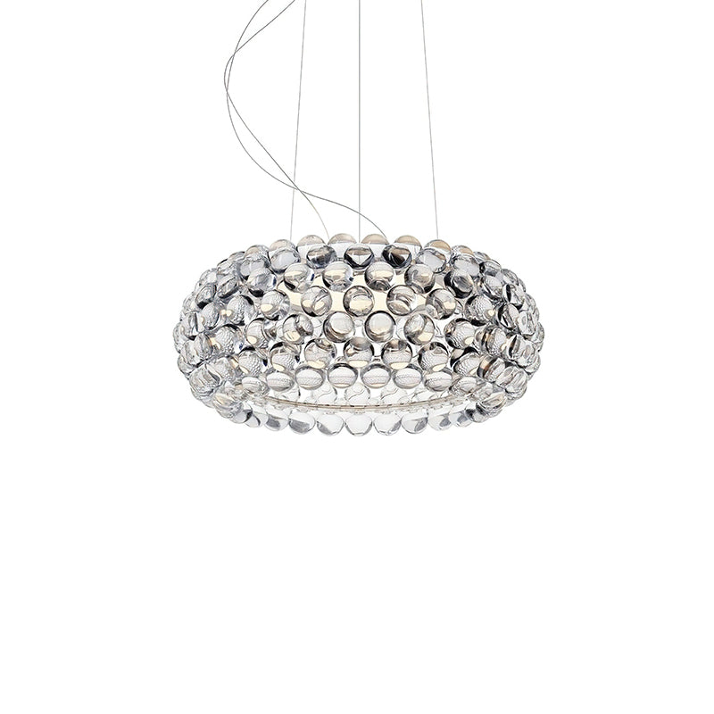 Elegant Caboche Pendant Light - Modern Glass Ceiling Lamp for Dining Room, Kitchen Island & Bedroom Decor