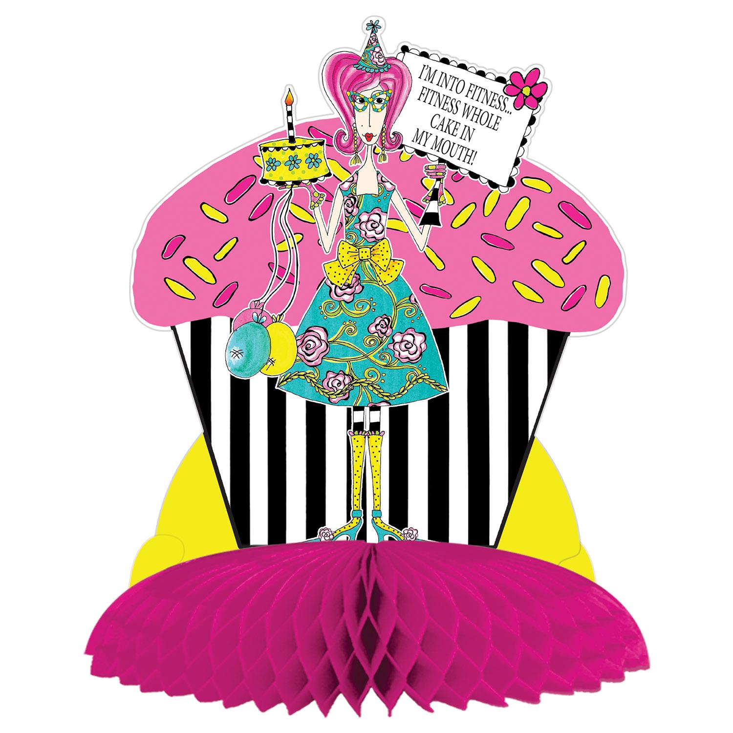 12 Pack Beistle Dolly Mama's Adult Celebration Party Centerpieces - Perfect for Birthday, Bachelorette & Bridal Showers, Girls Night Out Decorations