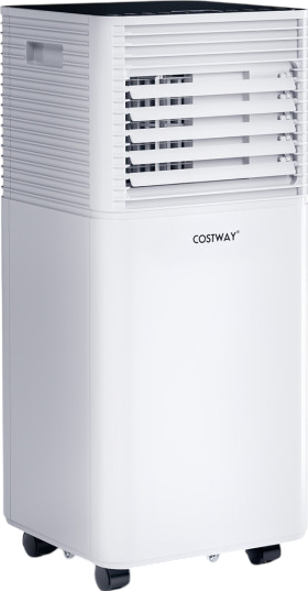 Costway 8000 BTU Portable Air Conditioner - 3-in-1 Cooling Unit with Dehumidifier & Fan Mode for Home, Office & Bedroom | Energy Efficient AC for Small Spaces