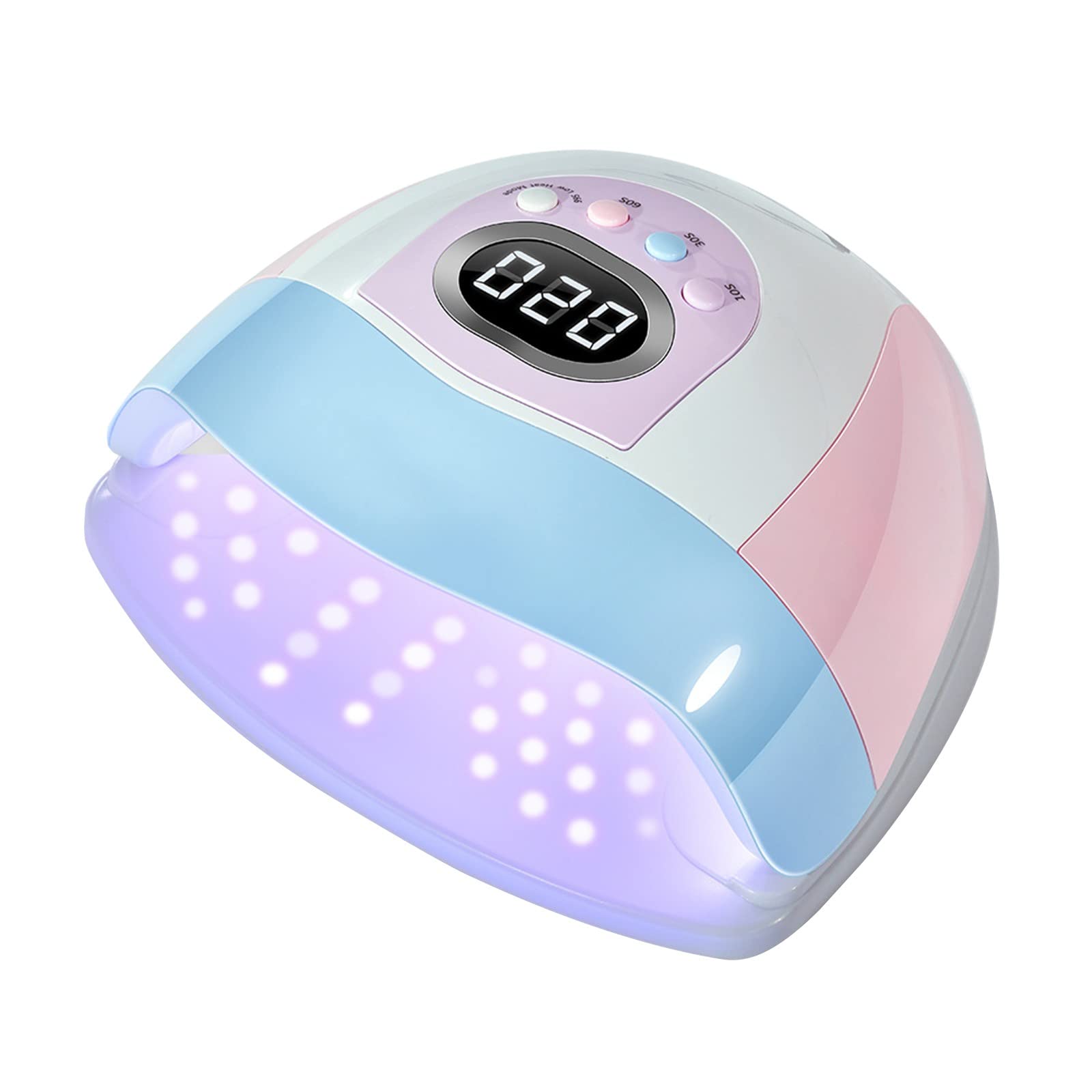 48W Professional LED UV Gel Nail Polish Dryer Lamp - Fast Curing for Acrylic & Gel Manicures with Timer & Warmer - Perfect for Home & Salon Nail Care