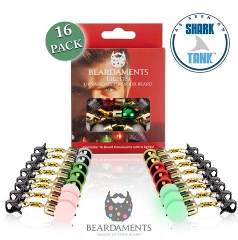 Beard Lights and Hair Lights Bundle - 16pc Beard & Hair LED Lights for Styling & Grooming | Perfect for Barbers, Salons & DIY Home Use