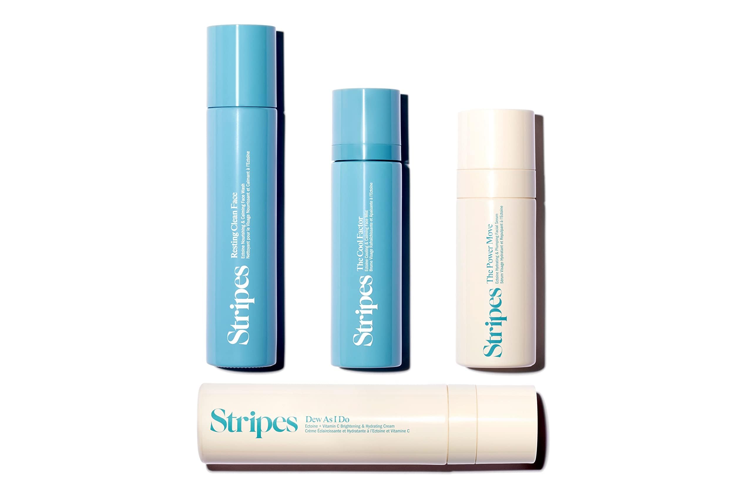 STRIPES Beauty Naomi Watts Dew As I Do & Resting Clean Face Bundle - Radiant Even Complexion, Improves Skin Barrier, Safe for Sensitive Skin & Menopause Support | Daily Skincare Routine & Nighttime Hydration