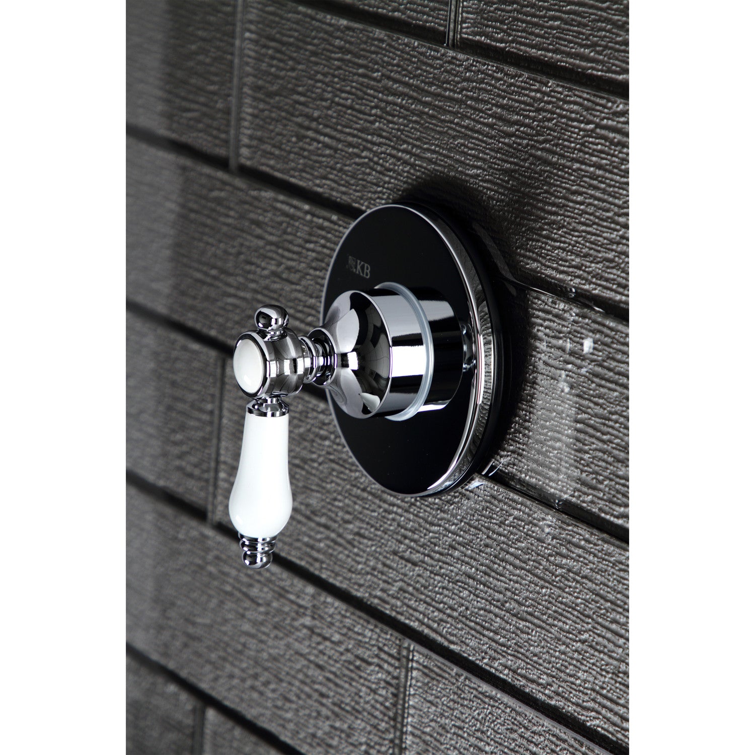 Bel Air KS3031BPL Single Handle 3-Way Diverter Valve with Round Trim Kit in Polished Chrome - Perfect for Shower, Bathtub & Sink Faucet Installations